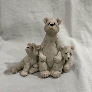 Quarry Critters Three Bears Billy and Friends Small Sculpture Statue